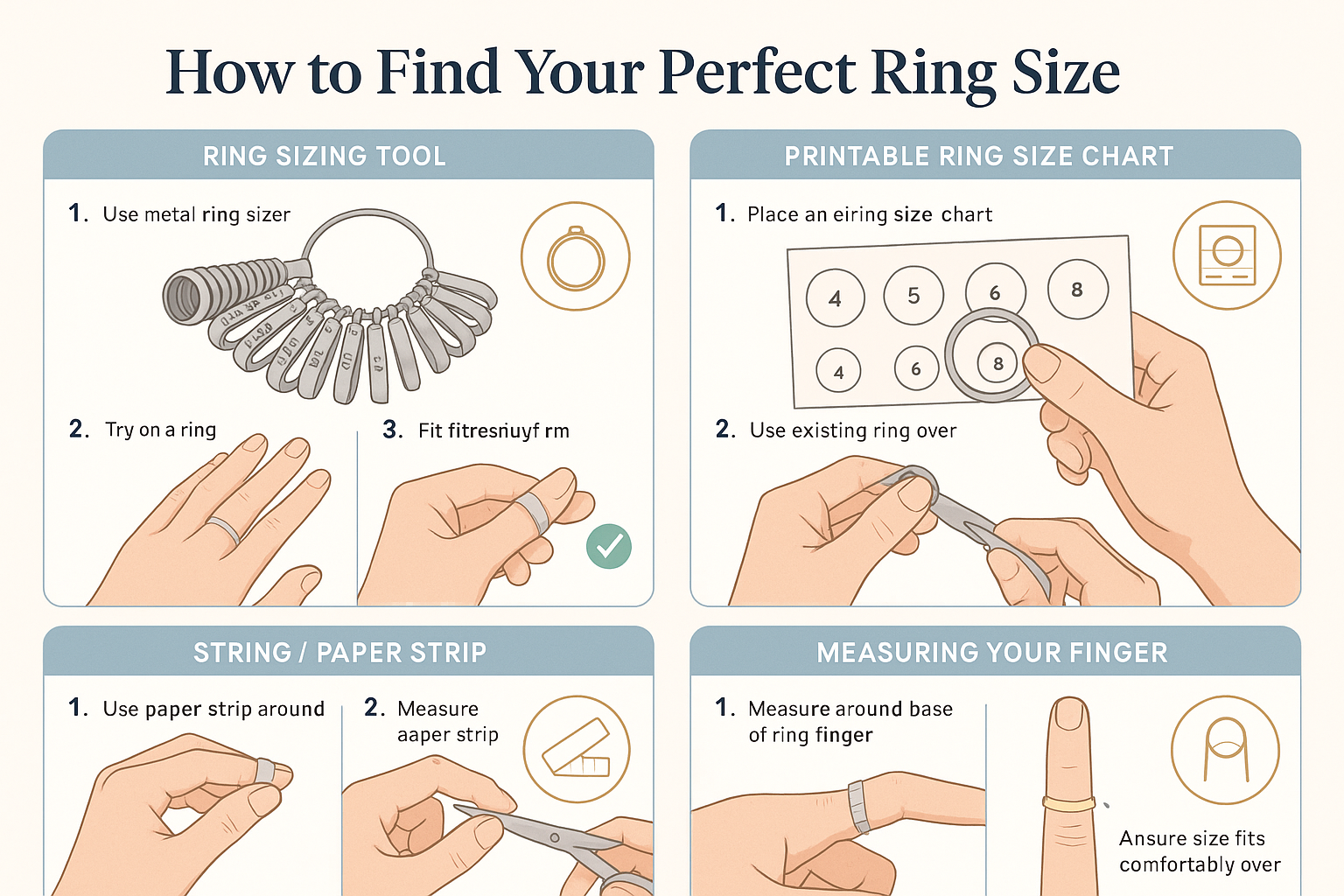 How to Find Your Perfect Ring Size - Complete Guide