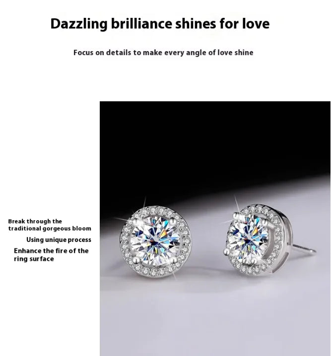 Elegant Moissanite Studs