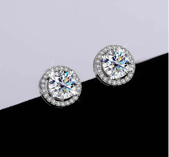 Elegant Moissanite Studs