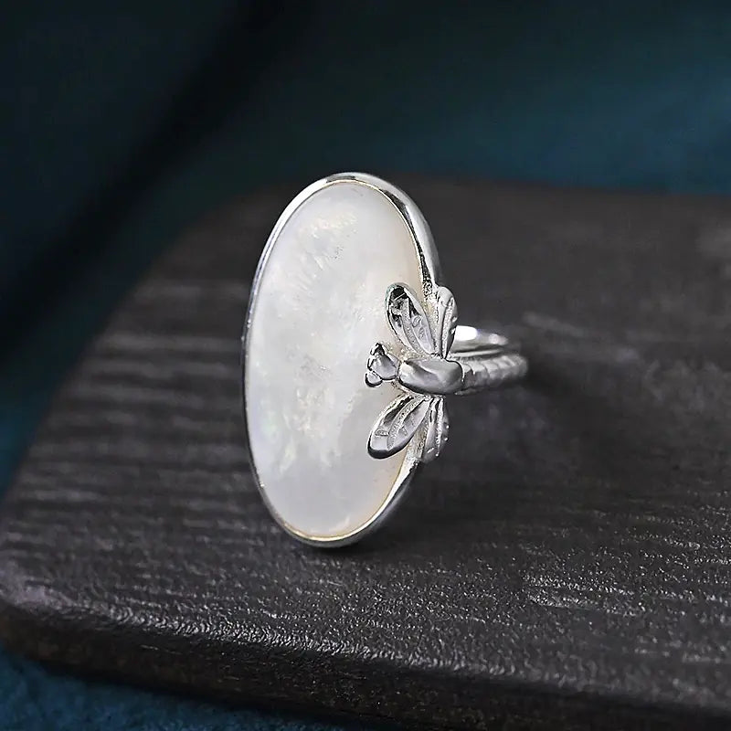 Sterling Silver Shell Design Ring