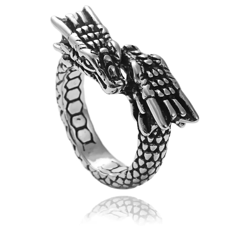 Titanium Dragon Emblem Ring