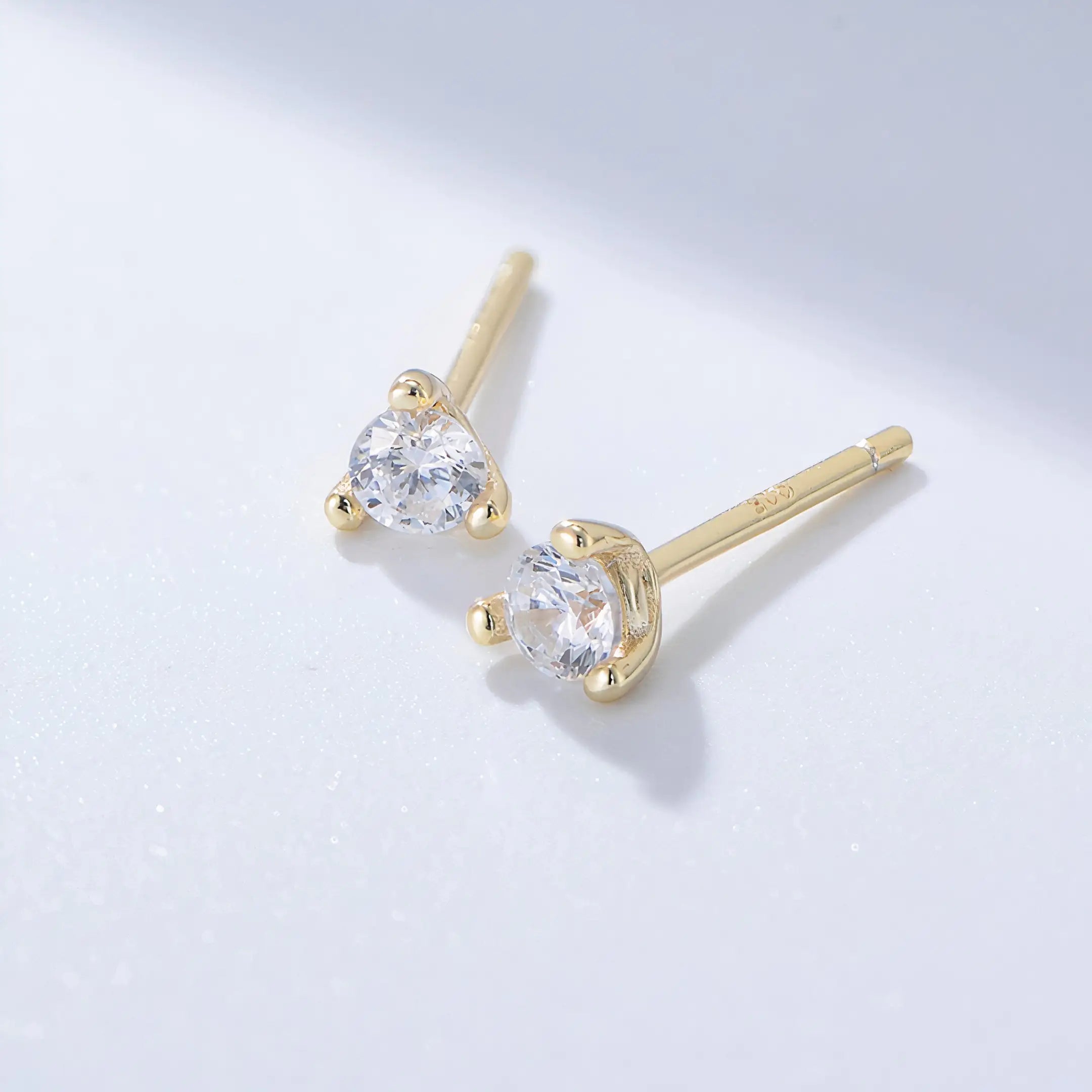 Luxe Gold Stud Earrings