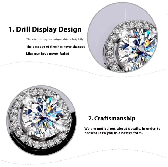 Elegant Moissanite Studs