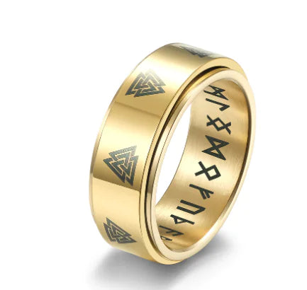 Modern Triangle Stainless Steel Ring