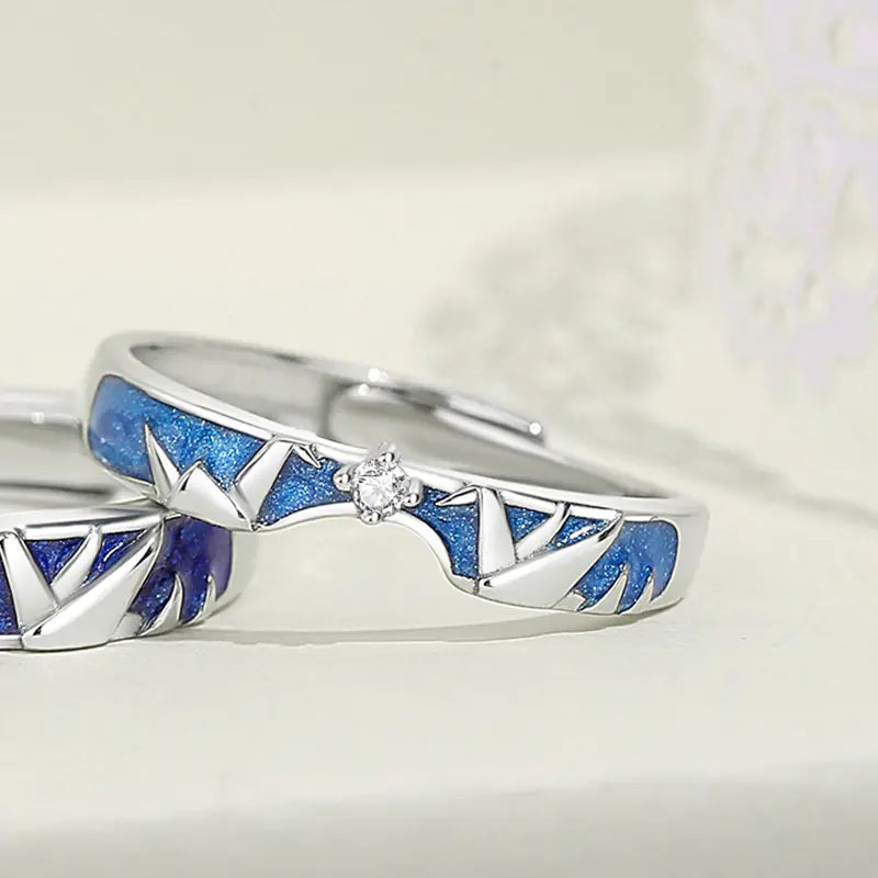 Eternal Bond Enamel Couple's Ring
