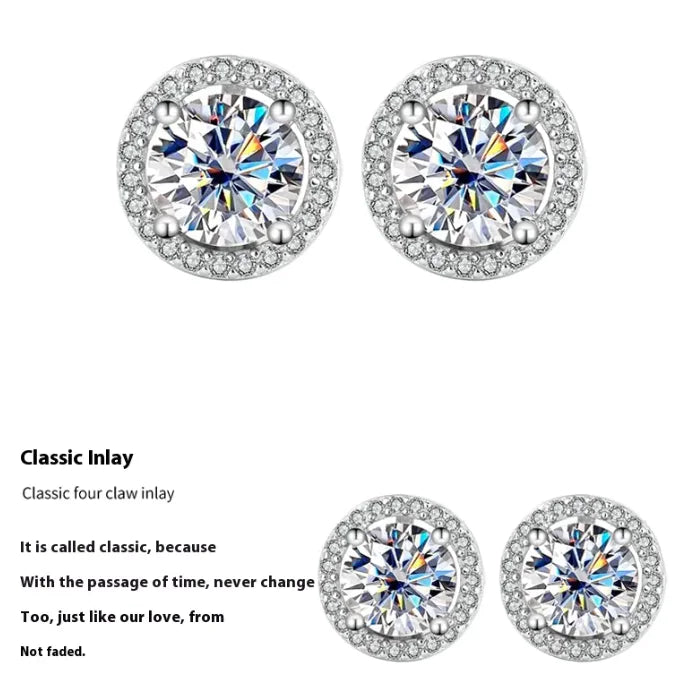 Elegant Moissanite Studs