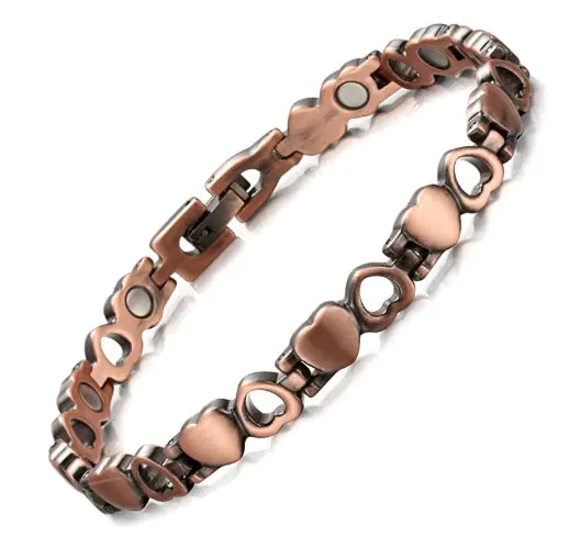 Antique Red Copper Magnetic Bracelet