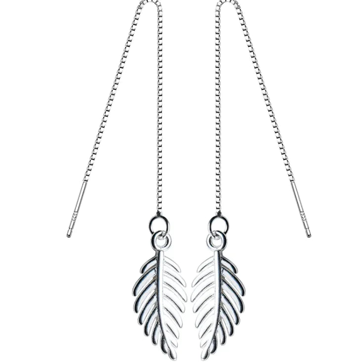 Leafy Chic Drop Earrings