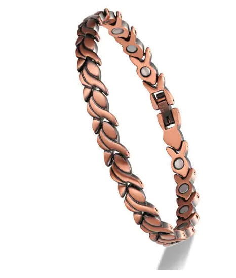 Antique Red Copper Magnetic Bracelet