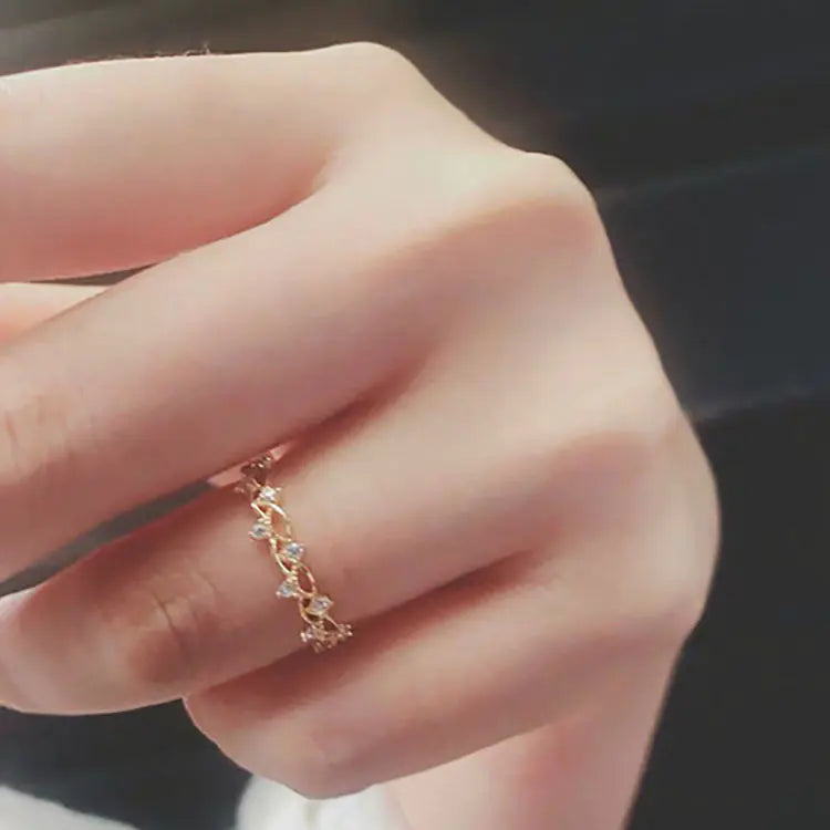 Chic S925 Sterling Silver Statement Ring