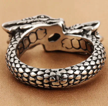Titanium Dragon Emblem Ring