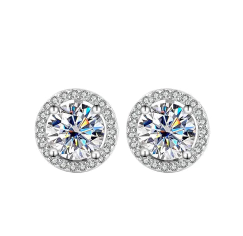 Elegant Moissanite Studs