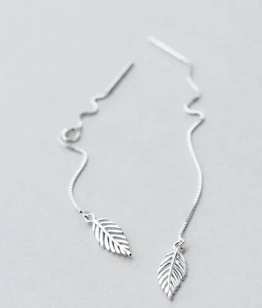 Leafy Chic Drop Earrings