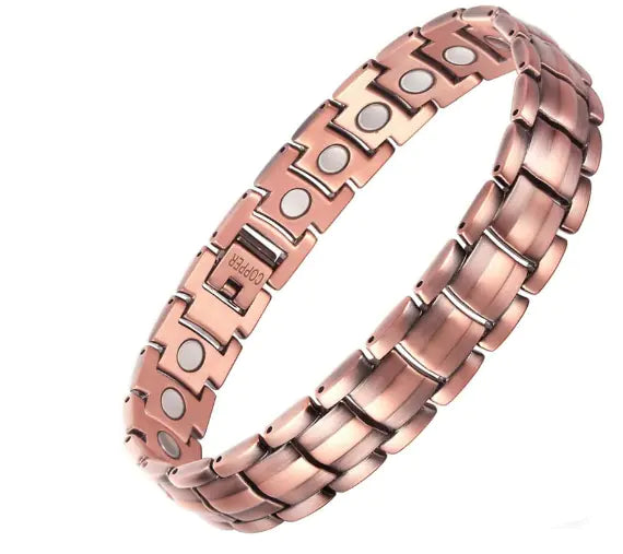 Antique Red Copper Magnetic Bracelet